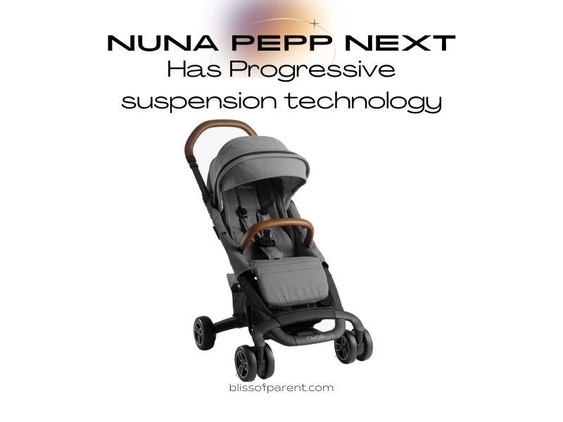 Nuna Pepp Next has Progressive suspension technology