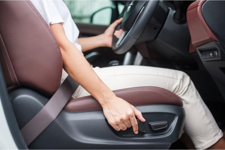 Adjust the Seat Position before removing car seat covers