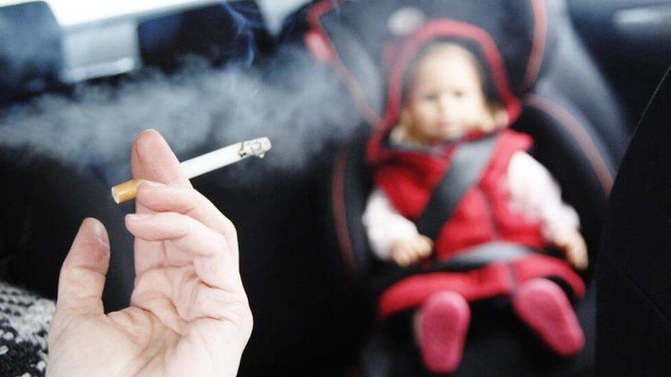 Smoking in the car Georgia law