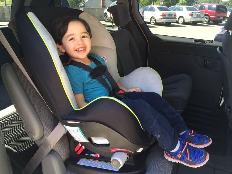 Car seat laws in the different states in the USA. 