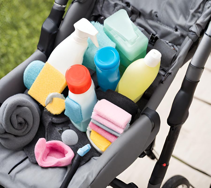 How To Clean Pee From Stroller step by step